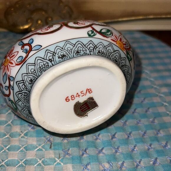 Vintage Hand Painted Lenwile Ardalt Fine China Pitcher Vase Made in Japan - Picture 6 of 7